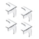 thumbnail image 2 of Kearding Protector de seguridad para bebés Esquina de la Cubierta de plástico en forma de T Muebles Estantería Cojín Anticolisión Guardias de Cubiertas para muebles de jardín S 4 piezas Kearding HA062494-02, 2 of 6