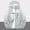 02 White, variant on YueHuiYing Men's Lightweight Water Resistant Hooded Pullover with Full Zip Sun Protection for Outdoor Casual Wear