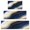 Blue White Gold, variant on Blue Gold Marble Pattern Kitchen Rugs Sets Of 3,Kitchen Runner Rugs Non Skid Washable,Decorative Kitchen Floor Mats for Kitchen,Sink,Laundry,17"x30"  17"x47"   17"x59"