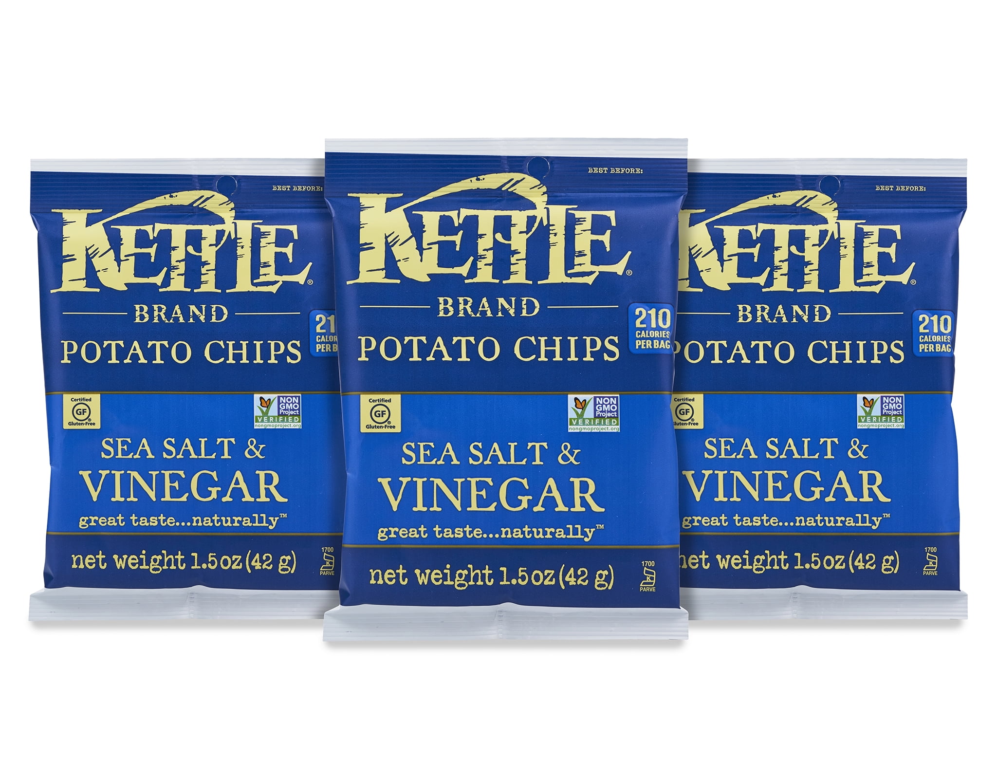 Kettle Brand® Sea Salt & Vinegar Kettle Potato Chips 13.000 oz