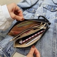 thumbnail image 5 of Lady Fashion Multi Card Pockets Money clip Clutch Money Bag Gift Card Case Card Holder Long Wallet Coin Purse BLUE, 5 of 8