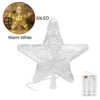 10/30led LED Star Night Light Five-pointed Lamp Christmas Tree Top for Xmas Party Wedding Fairy Room Outdoor Garland