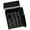 Black, variant on Crocodile Pattern Genuine Leather Cigarette Case Holder with Lighter Pocket 92812CR (C)