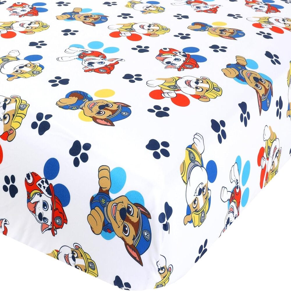 Paw Patrol Multicolor Toddler 3-Pcs Bedding Sheet Set for Kids- Pillowcase, Comforter & Fitted Sheet