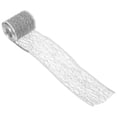 thumbnail image 3 of 1 Roll of Glitter Mesh Ribbon Decorative Hollow Ribbon Classic Bowknot Making Ribbon, 3 of 3