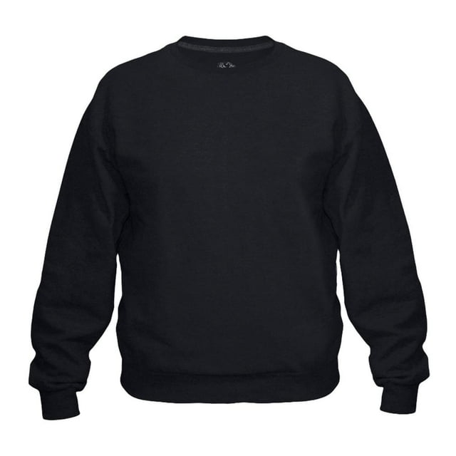 Sudadera Fruit of the Loom . Talla EG Cuello Redondo Negro
