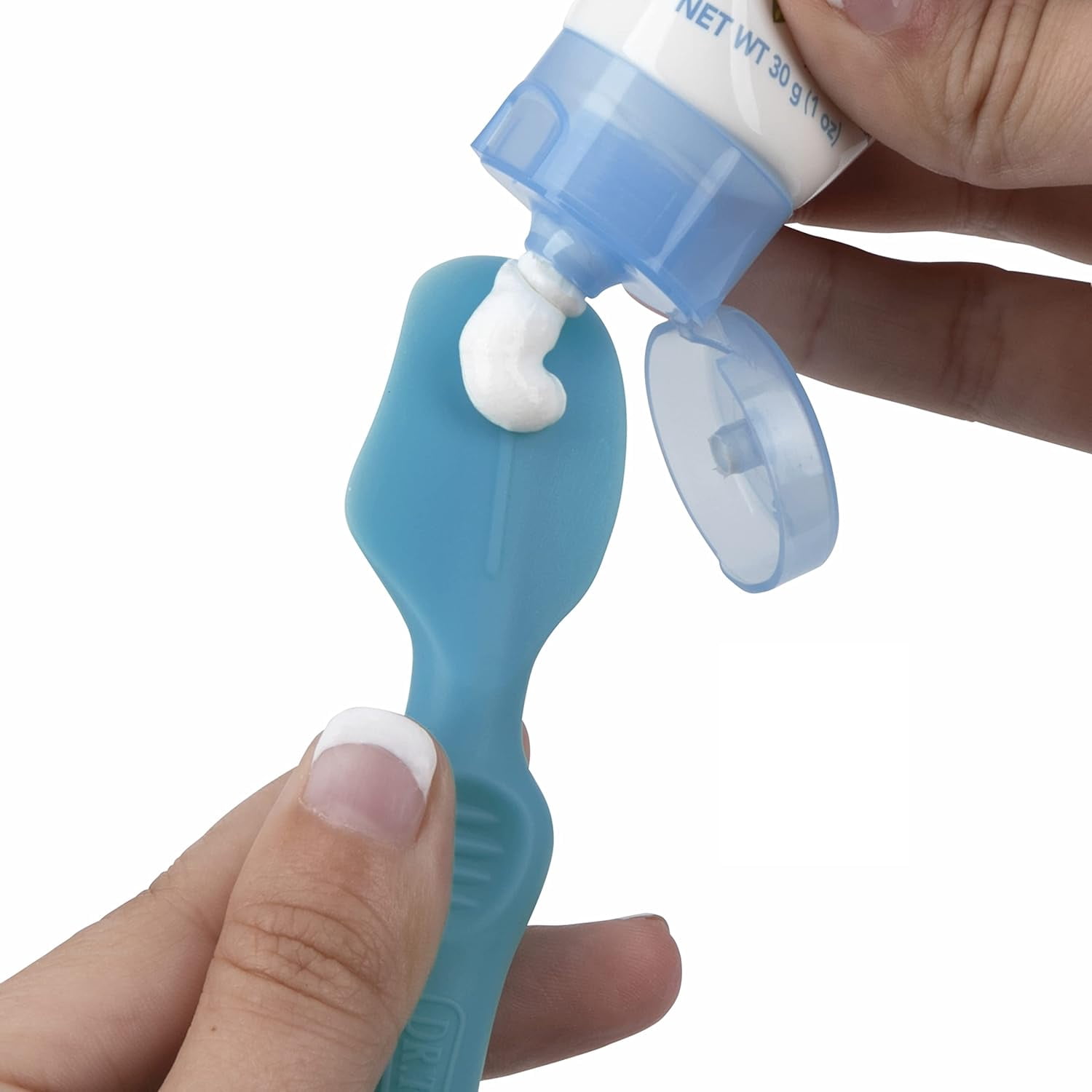 Dr. Talbot's Silicone Diaper Cream Brush with Suction Base and Hygienic Case, Full Size