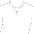 thumbnail image 3 of Personalize ABC Script Letter Alphabet Pendant Initial Necklace For Teen Women 14K Gold Plated .925 Sterling Silver, 3 of 6
