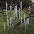 thumbnail image 4 of Christmas Tree Decorations Icicle Pendants 12 Pieces - Acrylic Icicle Deco Christmas Tree Pendants, 4 of 5