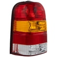 thumbnail image 2 of For Ford Escape 2001-2007 Tail Light Driver Side | Red/Amber/Clear Lens | Chrome Housing | Replacement For FO2818102 | 6L8Z13405DA, 2 of 7