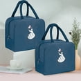thumbnail image 4 of Lunch Bag for Women Men Insulated Lunch Box Cooler Tote Bag, Mini Lunch Tote Bag for Adult and Kids, Double Layer Lunch Cooler Bag for Work, School Or Travel Lunch Bag for Teen Girls, 4 of 5