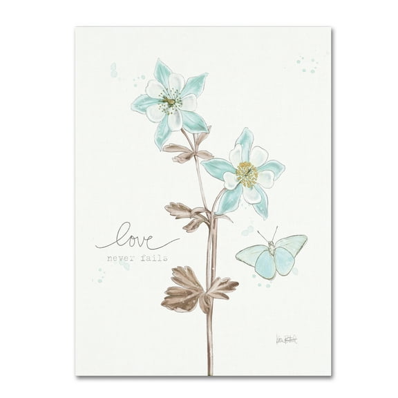 Trademark Fine Art 'Bits of Blue IV' Canvas Art by Katie Pertiet