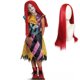 thumbnail image 1 of Disfraz de Sally de terror de Disney para niñas, disfraz de Pesadilla antes de Navidad, juego de rol, disfraces para niños, vestidos de Sally y Jack, 1 of 4