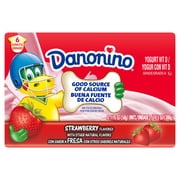 Danonino Strawberry Dairy Snack, 1.76oz, 6 Count