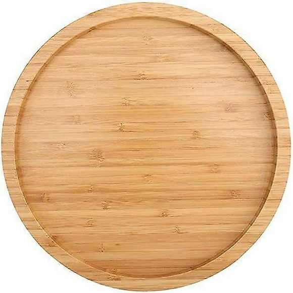 Kitchen Spice Jar 12 Inch Diameter Bamboo Lazy Susan