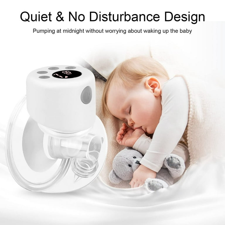 Double White Breast Pump Hands Free，Wearable Electric Breast Pump and  Breast Milk Collector, Milk Catcher Bundle - Yahoo Shopping