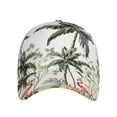thumbnail image 2 of Daiia Flamingo Palm Trees Baseball Cap Men Women Classic Adjustable For Running Workout And Outdoor Activitie All Season Dad Hat Gift, 2 of 9