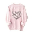 thumbnail image 2 of Inverlee Valentine's Day Sweatshirt Women Sweet Love Heart Graphic Sweatshirts Casual Pullover Sweater Tops Crewneck Teen Girls Long Sleeve Tops for Women, 2 of 4