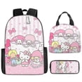 thumbnail image 5 of 2026 Hello Kitty student school bag Hello Kitty lunch bag insulation lunch bag cartoon cute KT children's backpack, 5 of 5