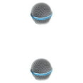 thumbnail image 1 of Langgg Metal Replacement Microphone Grille Portable Professional Detachable Protective Party Concert Mic Head Accessories Type 2 2Set, 1 of 6
