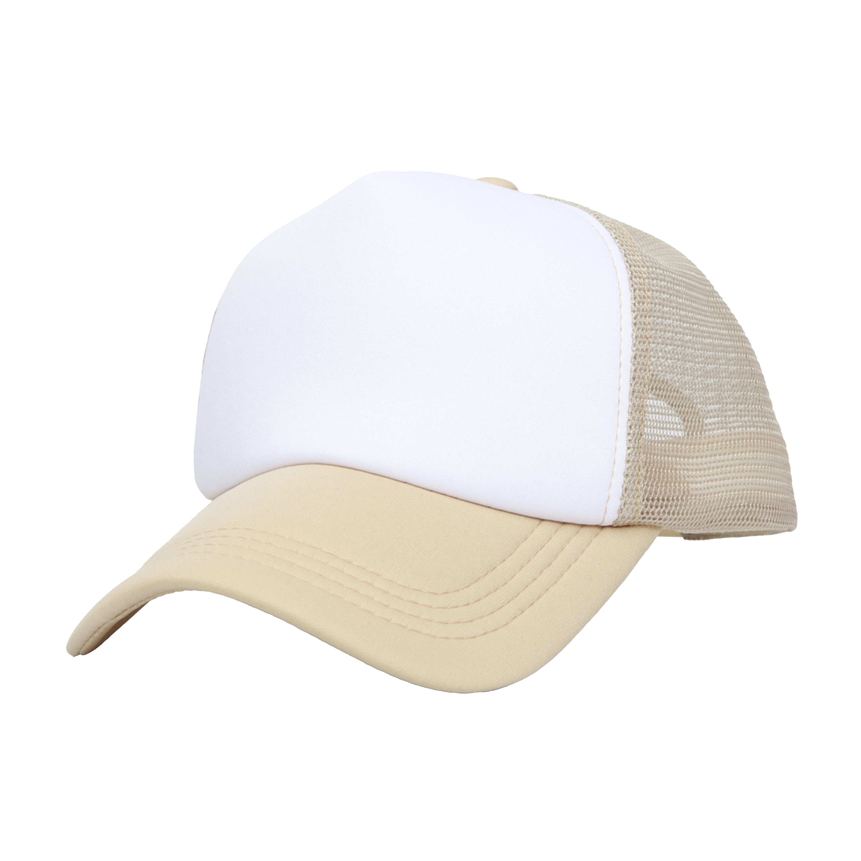 Hello Hobby Fashion Trucker Hat, Tan