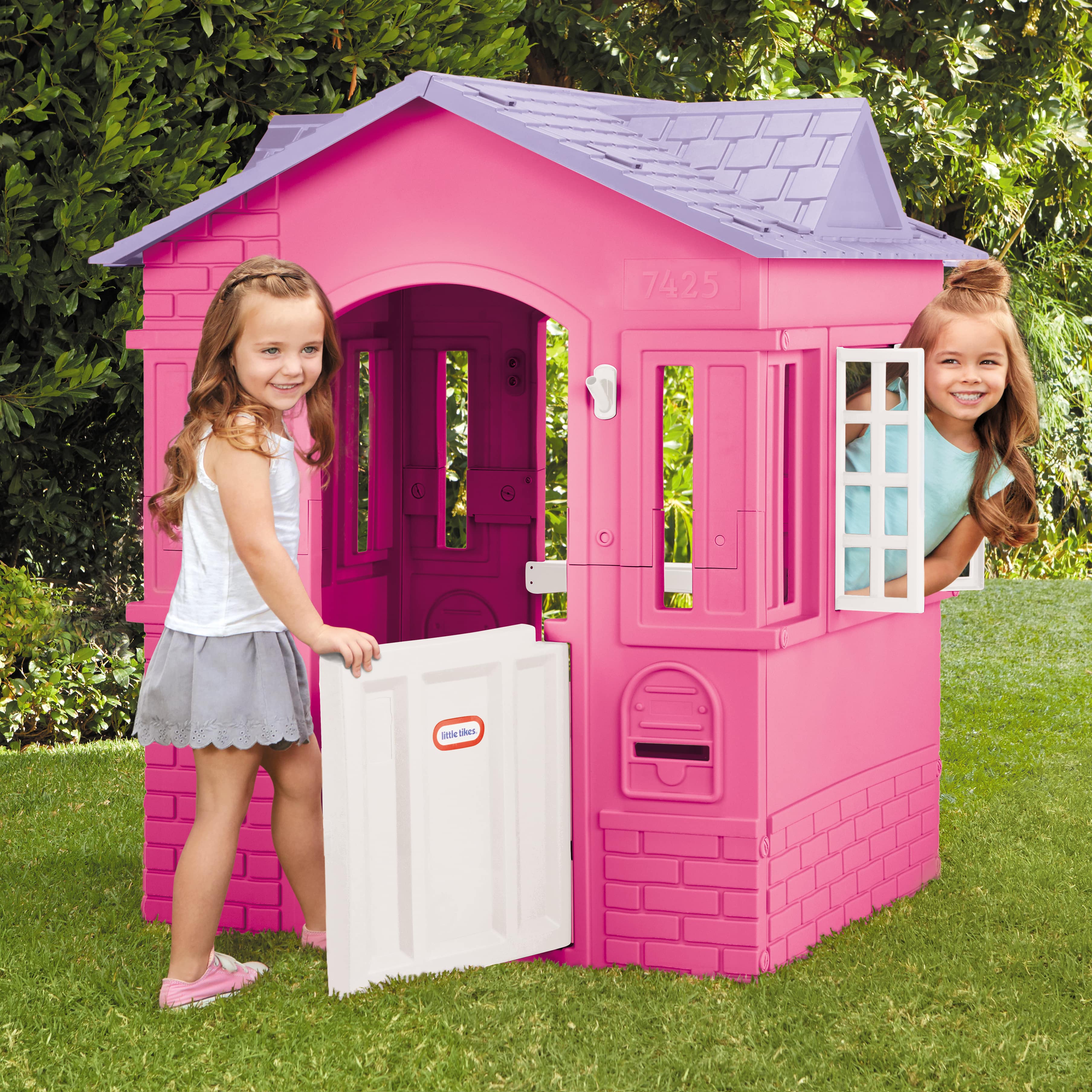 Little Tikes Cape Cottage House, Pink - Pretend Playhouse for Girls Boys Kids 2-8 Years Old - image 3 of 8