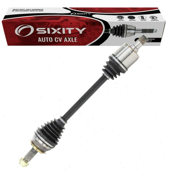 Sixity Front Left CV Axle compatible with Honda Accord 3.0L V6 2003-2007 - Driver Side Complete Axle Shaft Assembly