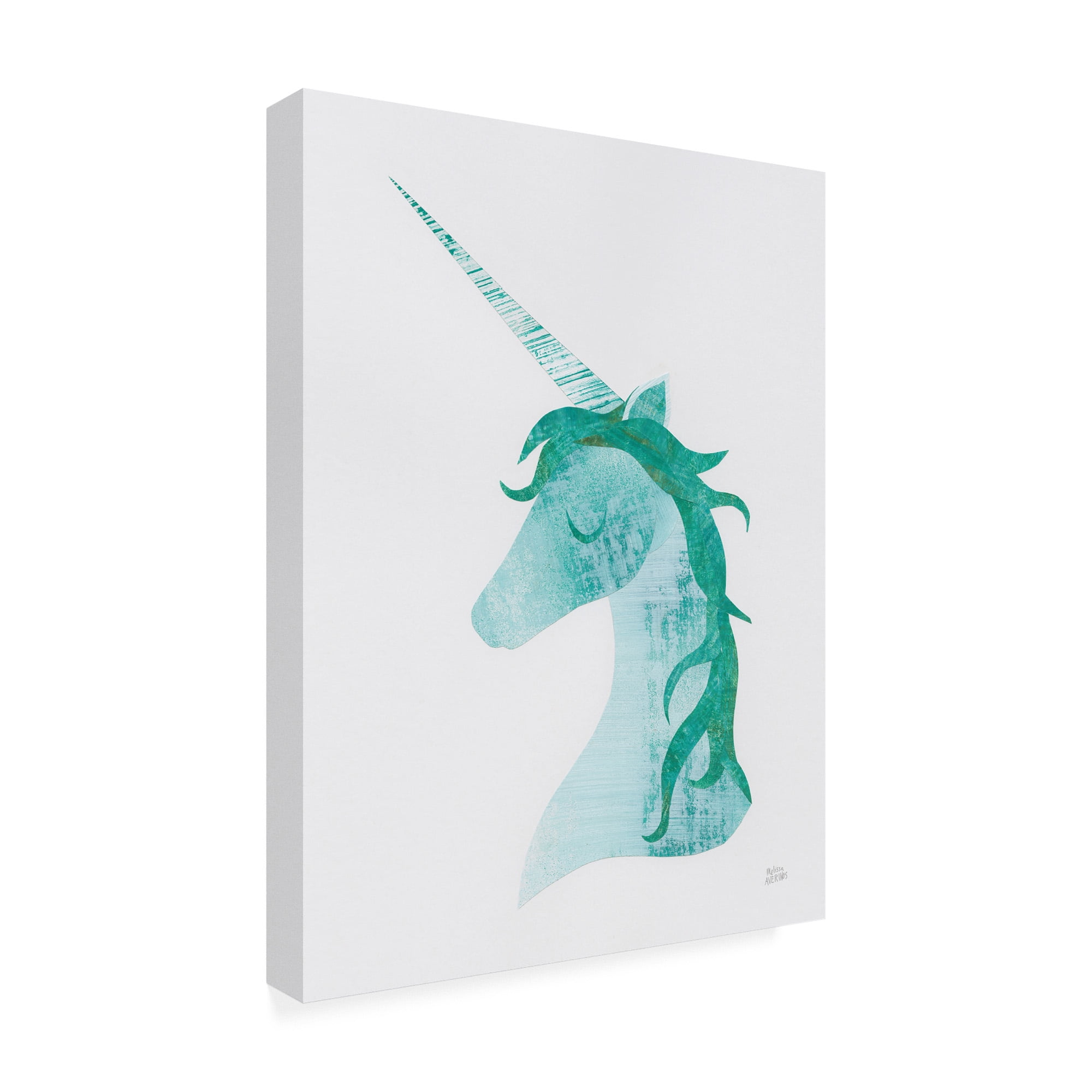 Trademark Fine Art 'Unicorn Magic II' Canvas Art by Melissa Averinos