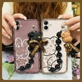 thumbnail image 2 of LYM-Phone Case For Samsung Galaxy A05/SM-A055F, soft case Anti-knock silicone Bear bracelet Dirt-resistant protective case Cartoon Back Cover Skin-friendly feel Waterproof Simplicity, 2 of 9