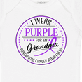 thumbnail image 4 of Inktastic I Wear Purple for My Grandma Pancreatic Cancer Awareness Boys or Girls Baby Bodysuit, 4 of 5