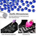 thumbnail image 3 of Beadsland 288pcs Hotfix Rhinestones for Crafts Sapphire, SS30, 6.3-6.5mm, 3 of 4