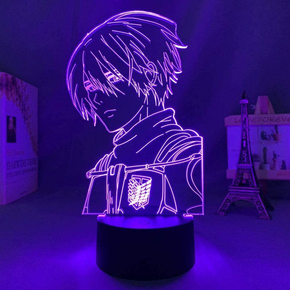 Beautiful Gift 3D Anime Illusion Night Lightattack On Titan Hange Zoe Lamp for Home Decor Birthday Gift Manga Attack On Titan Led Lamp Hange