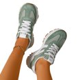 thumbnail image 4 of Willtoo Women's 2026 Thick Sole Fashion Sneakers Breathable Comfortable Walking Shoes Non-Slip Rubber Sole Tennis Shoes All Seasons, 4 of 5