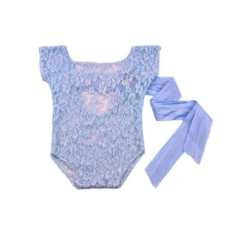 

1pcs Newborn Photography Props Baby Lace Romper Studio Photography Accessories Back Tie Girls Outfit