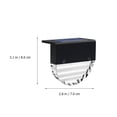 thumbnail image 2 of 1Set Solar Powered Deck Light ABS Black for Courtyard, 2 of 6