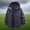 Gray, variant on Women's Plus Size Lightweight Waterproof Hooded Jacket with Zipper Pockets for Outdoor Mountaineering and Athletic Wear