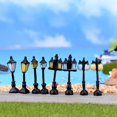 thumbnail image 4 of 2 Unids Miniatura DIY Craft Resina Poste Indicador Y la lámpara De La Hadas Jardín Ornamento Decoración Creativa Regalos shamjiam Adorno de jardín de hadas, 4 of 8
