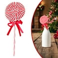 thumbnail image 2 of WUYVCG 2025 on Sale Clearance Red And White Striped Decoration Picks Yarn Bell Lollipop Stems for Christmas Tree DIY Wrapping Holiday Craft Centerpieces Wreaths And DIY, 2 of 6
