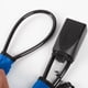 thumbnail image 4 of Cerradura giratoria para volante de coche hebillas para cinturón de seguridad cerradura antirrobo para coche color azul, 4 of 4