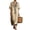 Khaki 08, variant on Jumpsuits for Women 2-Piece Set, V-Neck Collared Blouse with Contrast Trim + Elastic Waist Wide Leg Pants with Side Stripe, Casual Summer Outfit Workout Tops for Women