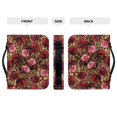 thumbnail image 4 of HELLHERO Rose Leopard Print Design Bible Carrying Case Protective for Bible Study Church Prayer, PU Leather Waterproof Bible Cover, 4 of 12
