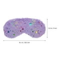 thumbnail image 2 of 4Pcs Plush Eye Masks Star Printing Eye Covers Eye Protection Masks Sleeping Eye Shades Eye Patches, 2 of 9