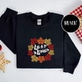 thumbnail image 2 of Spooktacular Leaf Blower Embroidered Unisex T-shirt Sweatshirt Hoodie, Funny Fall Shirt, Leaf Suck Shirt, Autumn Cozy Shirt, Halloween Humor, 2 of 5