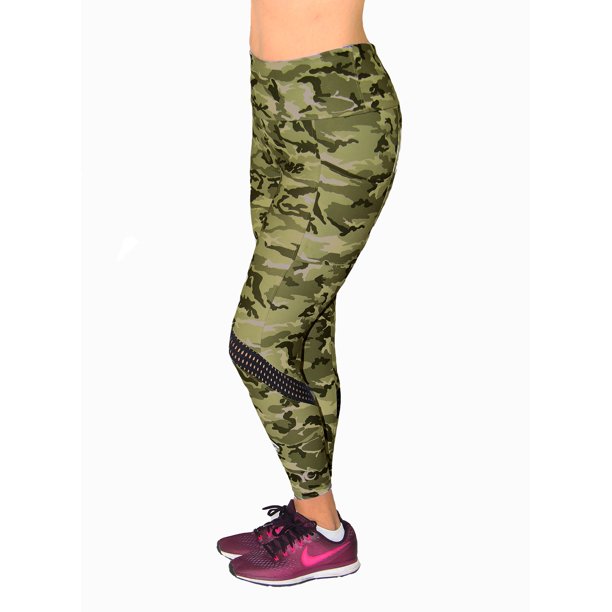 high waist camo joggers