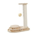 thumbnail image 3 of Poste rascador para gatos domésticos, juguete interactivo, suministros para mascotas, poste rascador resistente con bolas de madera para jugar con gat, 3 of 9