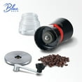 thumbnail image 4 of BLUE BREW Coffee Grinder with Conical Ceramic Burrs, Manual, with 2 Airtight Glass Jars, Adjustable Grinding Size Stainless Steel Hand Coffee Mill/Espresso Bean Grinder, BB1007, 4 of 8