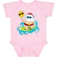 thumbnail image 3 of Inktastic Surfing Santa Boys or Girls Baby Bodysuit, 3 of 5