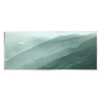 Stupell Obscure Aerial View Mountains Landscape Photography Wall Plaque Unframed Art Print Wall Art