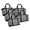 All Grey Pack, variant on 24 Pack Bulk Duffle Bags Wholesale by the Case for Homeless, Sports Teams, and Duffle Bags for Foster Kids (All Grey Pack)