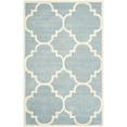 thumbnail image 2 of SAFAVIEH Chatham Hayden Geometric Wool Area Rug, Blue/Ivory, 5' x 8', 2 of 9